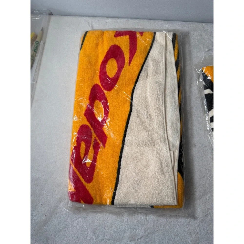 Kodak Film Beach Towel Vintage Yellow Red Black Logo Graphic Retro Photography 3